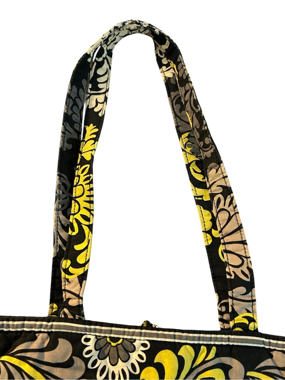 Vera Bradley Baroque Paisley Shoulder Tote Bag w/Toggle EUC Casual Cottagecore - Picture 6 of 15